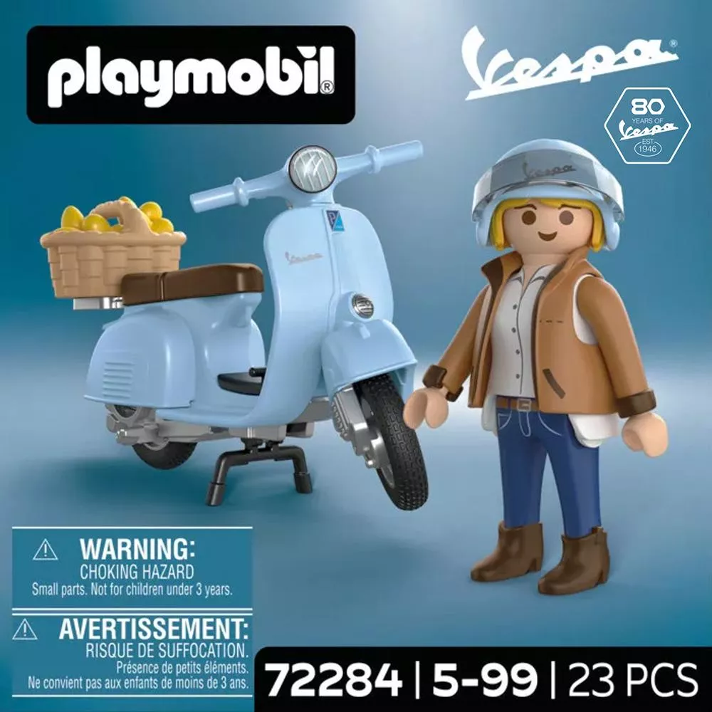 Artlife ㊁ PLAYMOBIL #72284 VESPA 80TH ANNIVERSARY 德國 摩比 偉士牌