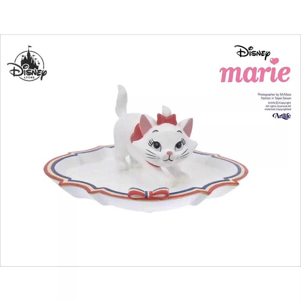 Artlife ㊁ DISNEY MARIE おしゃれキャット トレイ ディズニーストア 法國限定 瑪麗貓