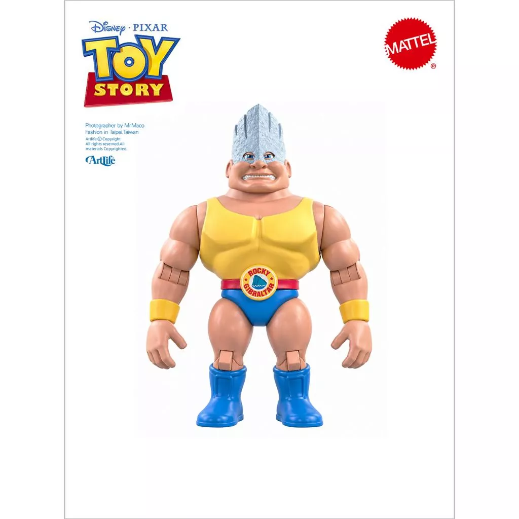 Artlife ㊁ MATTEL 2020 PIXAR TOY STORY ROCKY 玩具總動員 摔角手 英國限定