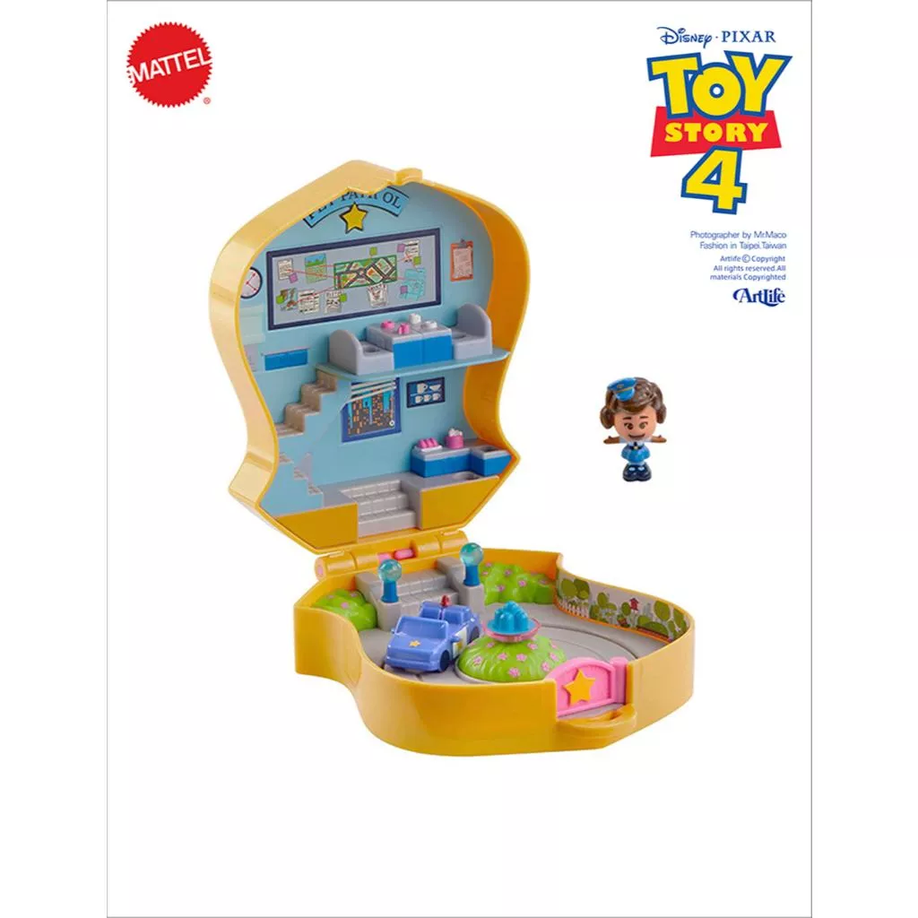 Artlife ㊁ MATTEL 2018 PLAYSET 玩具總動員 美國限定 小女警 吱吱妹 掌上屋