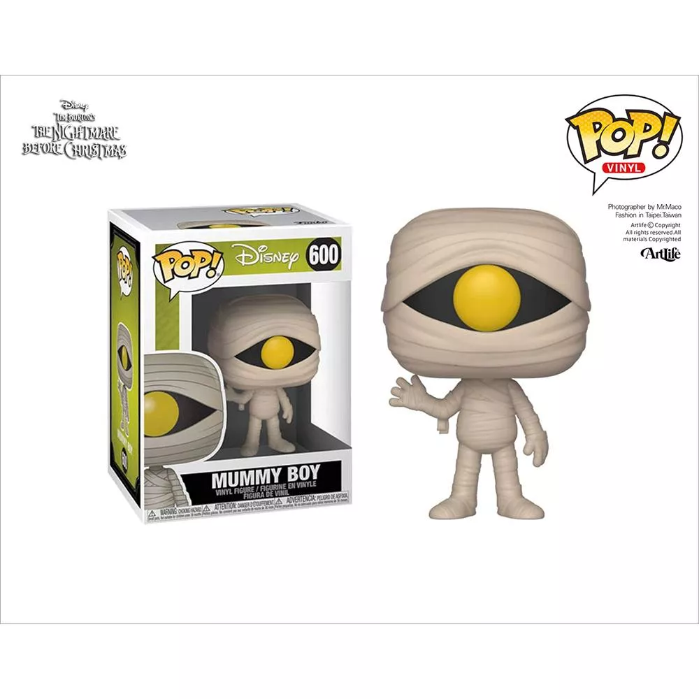 Artlife ㊁ FUNKO POP DISNEY #600 MUMMY BOY 聖誕夜驚魂 獨眼 木乃伊