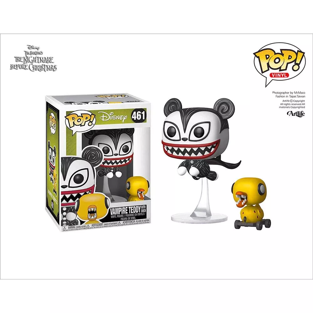 Artlife ㊁ FUNKO POP #461 DISNEY VAMPIRE TEDDY 聖誕夜驚魂 吸血鬼泰迪