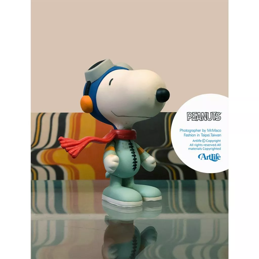 Artlife ㊁ MEDICOM 2008 PEANUTS ヴァイナルコレクティブルドールズ SNOOPY 飛行史努比