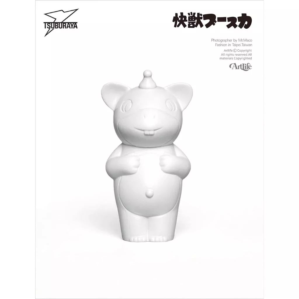ArtLife @ 円谷プロ SF2024 ブースカ 快獣ブースカ 指人形 ソフビ 白 布斯卡 指偶