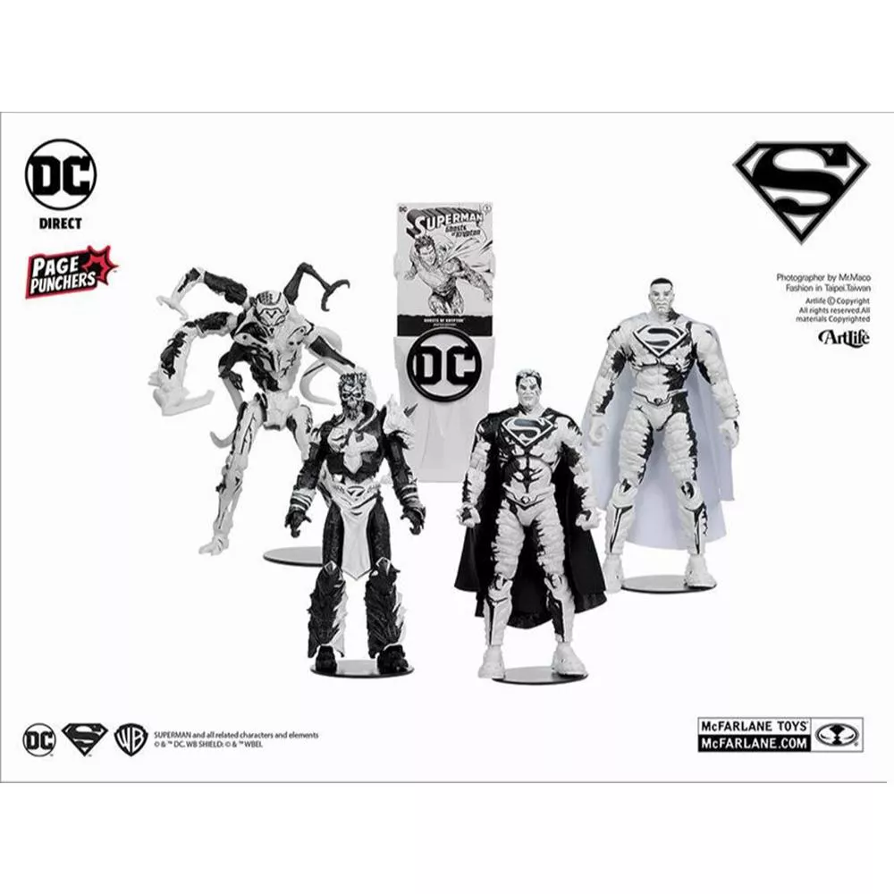 ArtLife ㊁ McFarlane DC Page Punchers SUPERMAN 麥法蘭 金標 限定 超人組