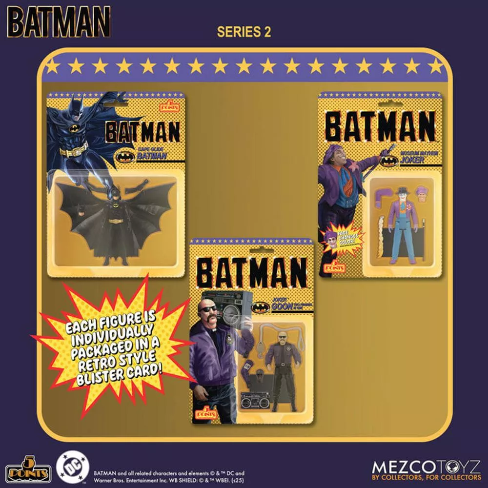 ArtLife ㊁ MEZCO 5 POINTS DC MOVIES Series 2 BATMAN 1989 蝙蝠俠
