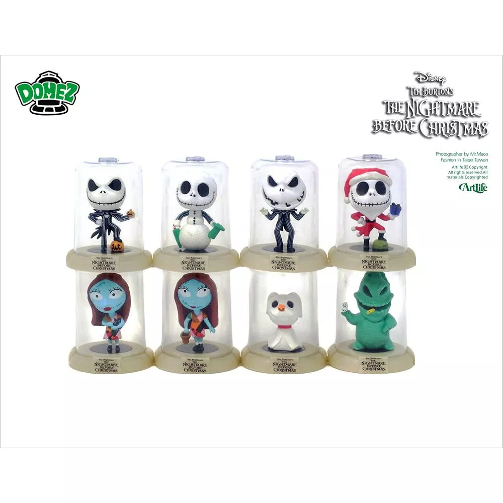 Artlife ㊁ DOMEZ 2017 DISNEY MYSTERY SET 聖誕夜驚魂 夜光 盲抽 全8種