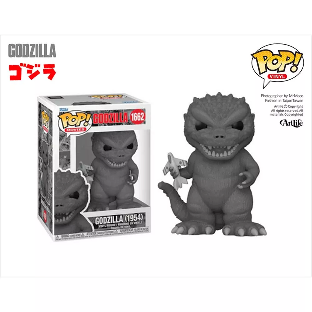Artlife ㊁ FUNKO POP #1662 GODZILLA 1954 70th ゴジラ 電影 真哥吉拉