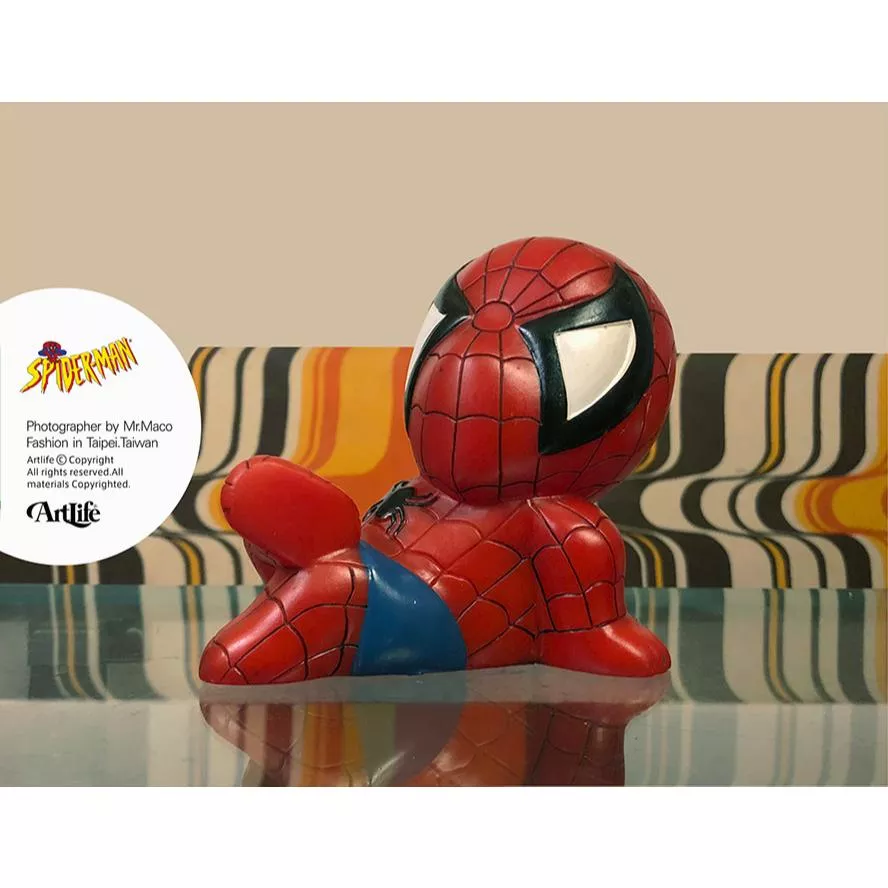 Artlife ㊁ MARVEL SPIDERMAN スパイダーマン BANK 漫威 蜘蛛人 存錢筒
