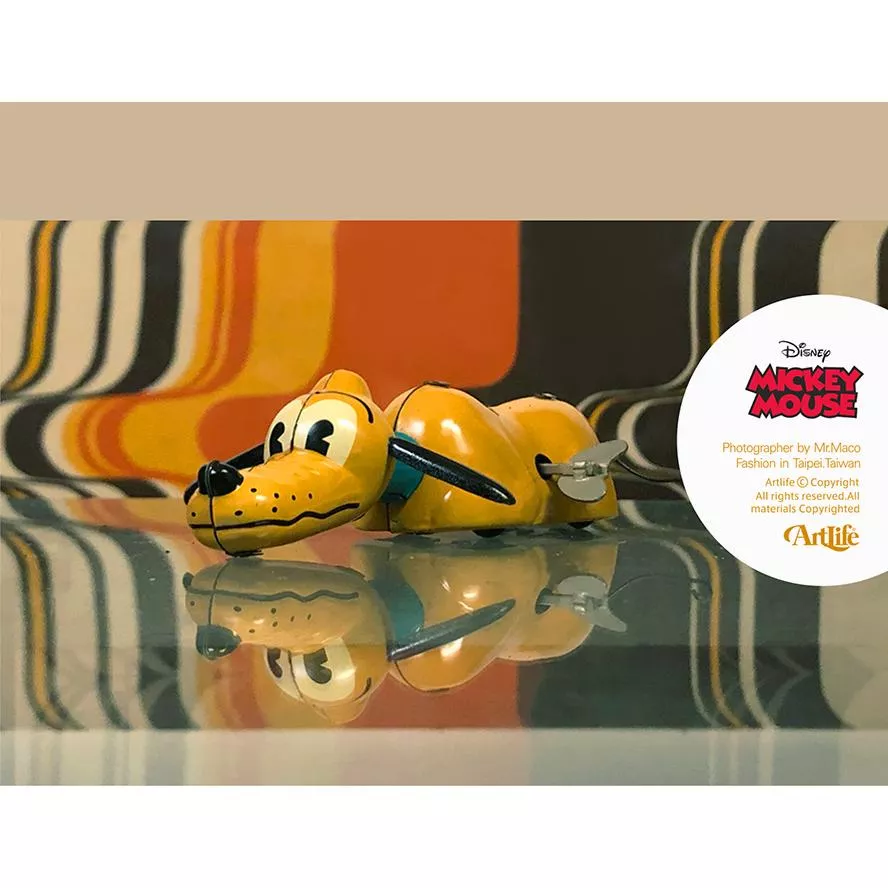 Artlife ㊁ EPOCH DISNEY MICKEY PLUTO ブリキ製 北原照久 鐵皮 布魯托
