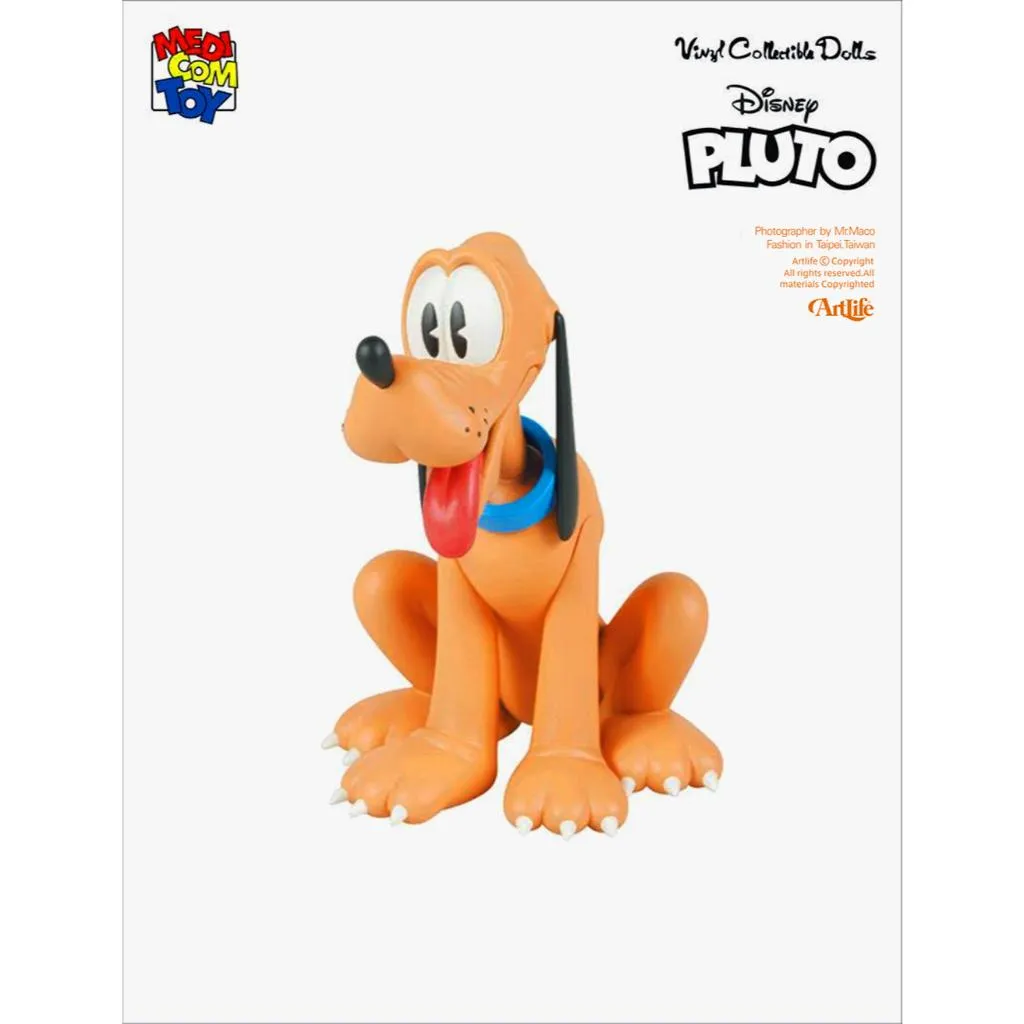 Artlife ㊁ MEDICOM 2006 DISNEY VCD ドールズ PLUTO 迪士尼 布魯托