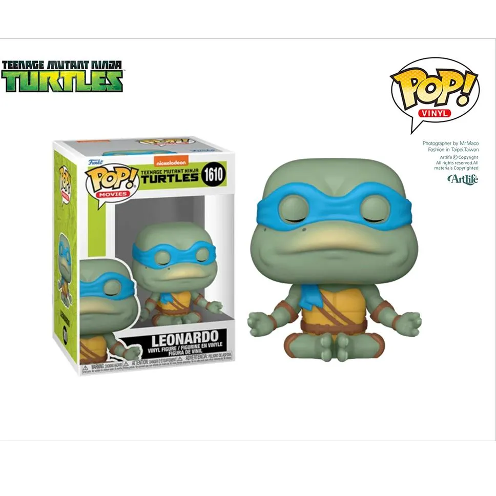 Artlife ㊁ FUNKO POP MOVIES 1610 TMNT LEONARDO MEDITATING 忍者龜
