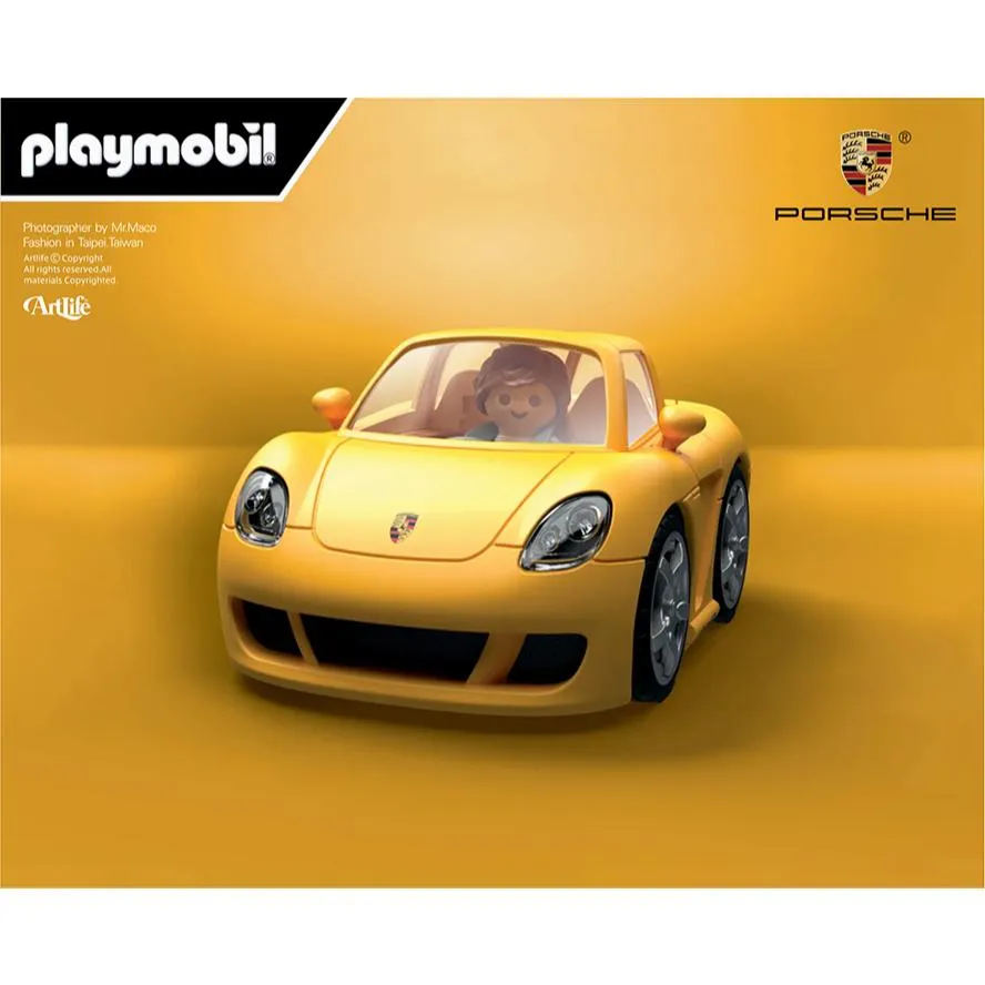 Artlife ㊁ PLAYMOBIL® 71859 PORSCHE Carrera GT Q版 歐洲限定 保時捷