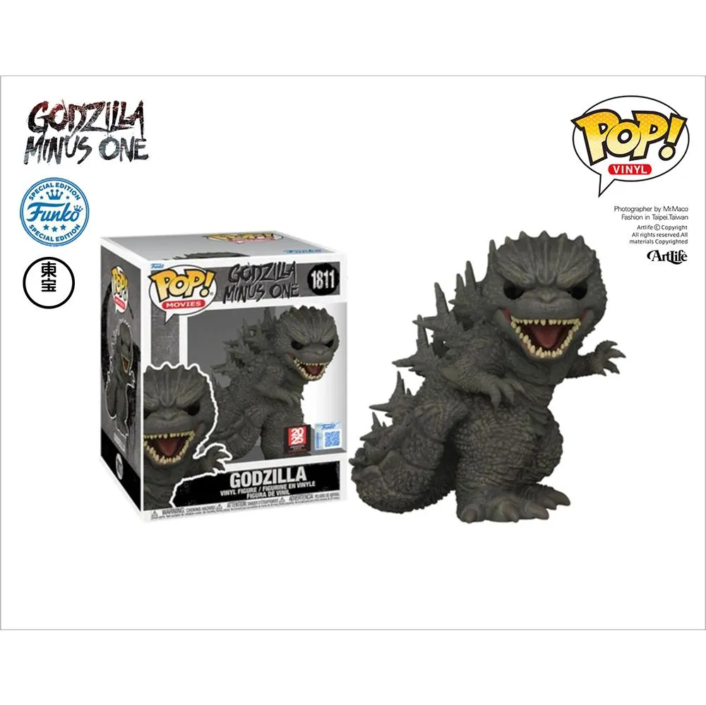 Artlife ㊁ FUNKO POP MOVIES #1881 GODZILLA ゴジラ-1.0 電影版 哥吉拉