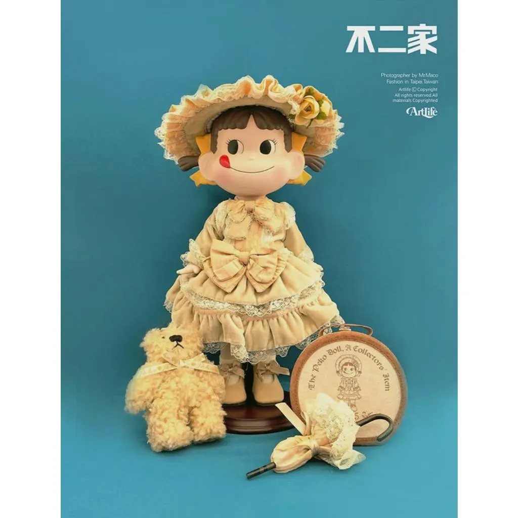 Artlife @ 不二家 Fujiya PEKO ペコちゃん 2005 磁器人形 抽選品 Yers Doll 牛奶妹