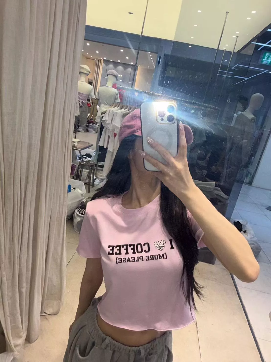 豹紋愛心字T