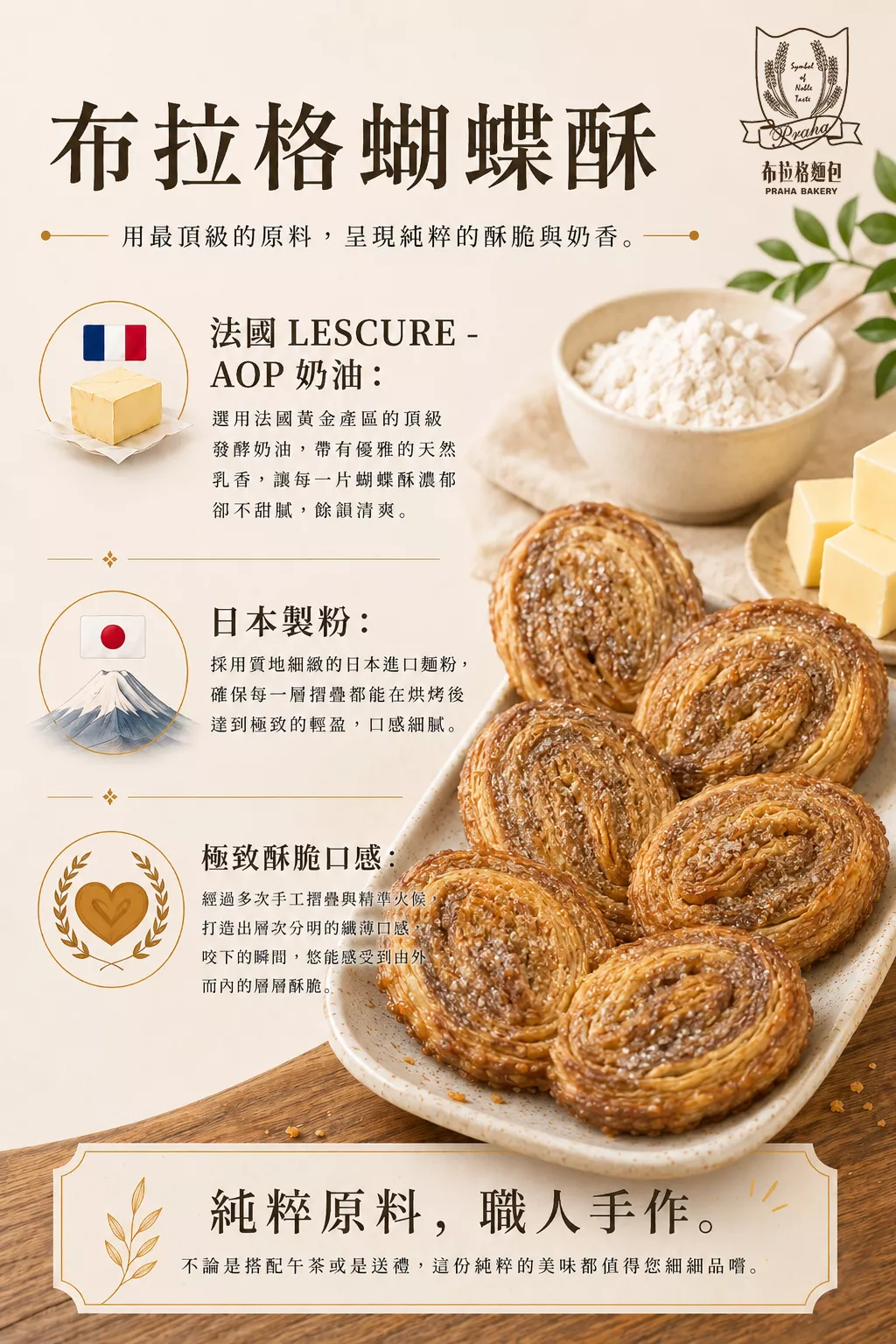 A.O.P蝴蝶酥(單包裝)