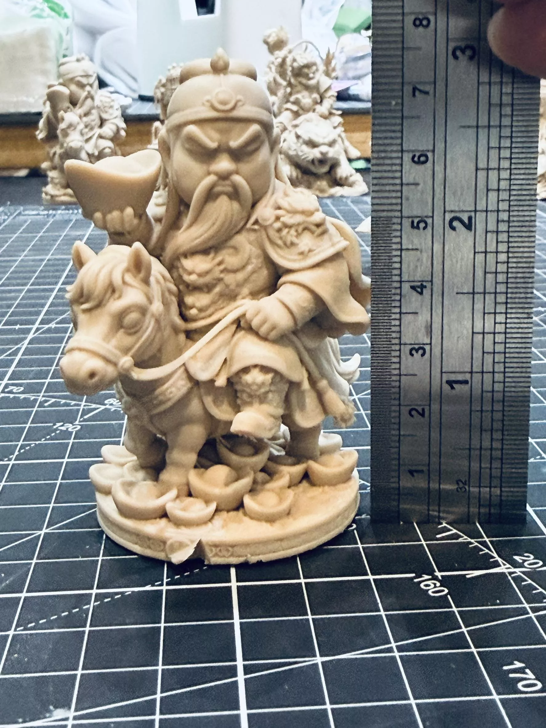 袖珍 關羽  8CM