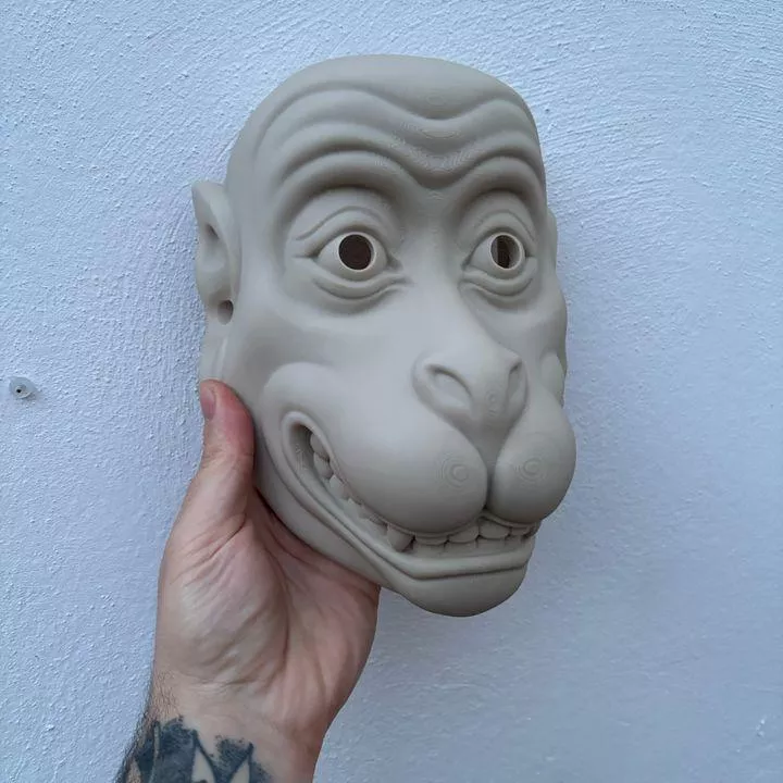 猴 面具 12.5CM 25CM