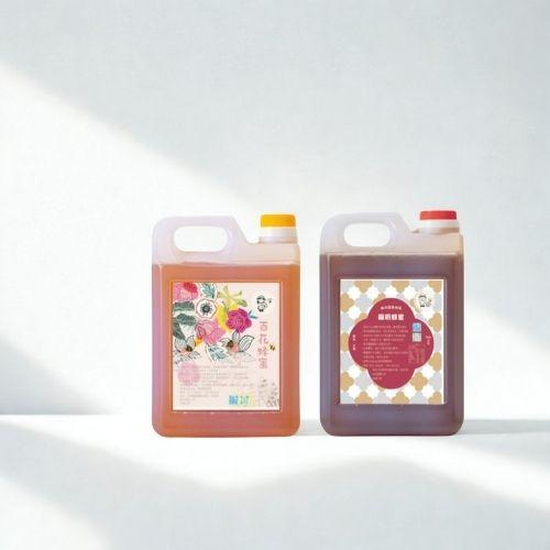 台灣龍眼蜂蜜+森林百花蜂蜜｜3000g雙桶豐盛組
