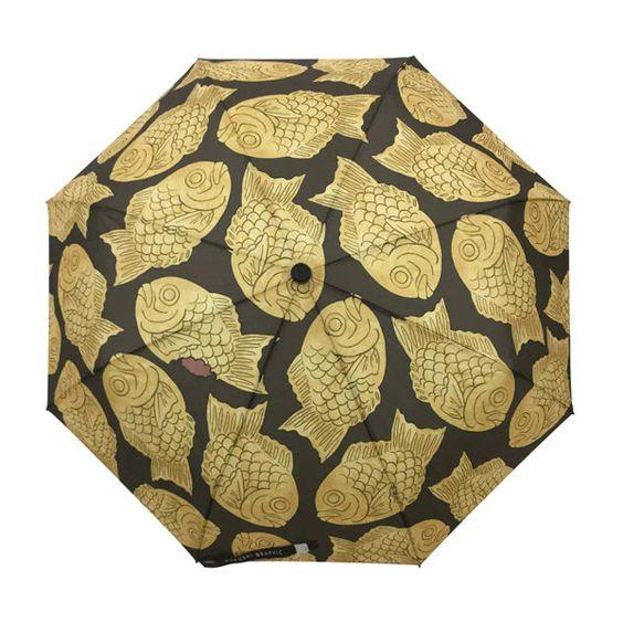 日本北齋HOKUSAI GRAPHIC-鯛魚燒｜折傘｜晴雨兩用｜日式設計｜生活美學