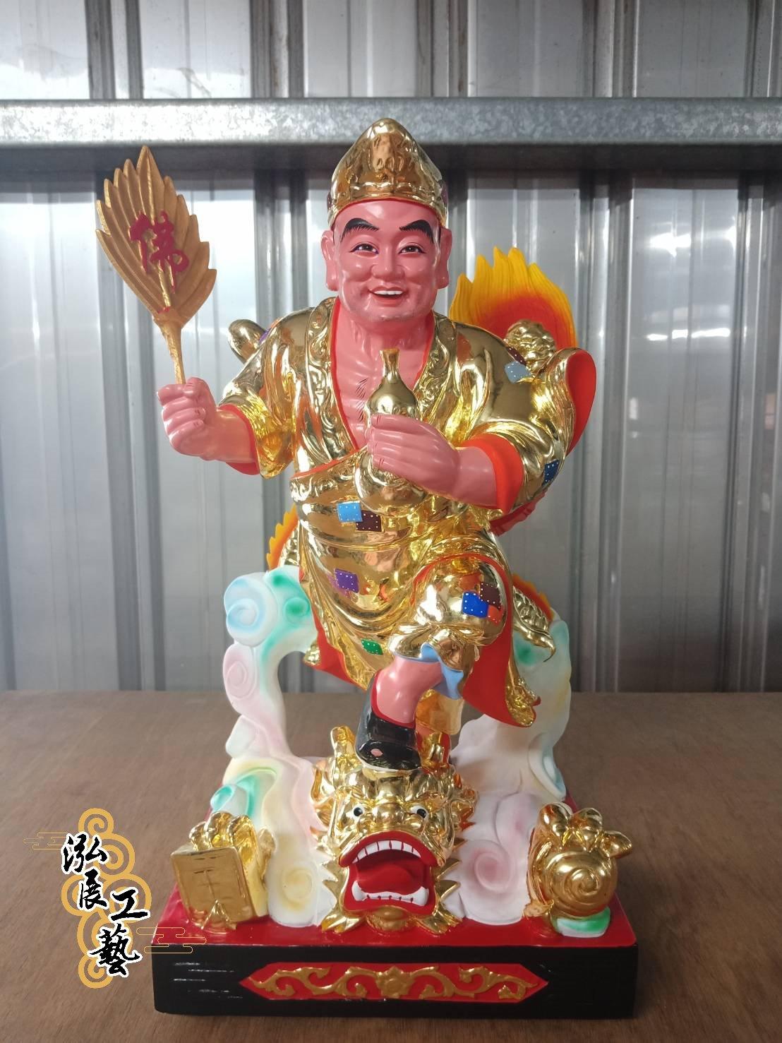 客製化神像案例－踏龍濟公禪師