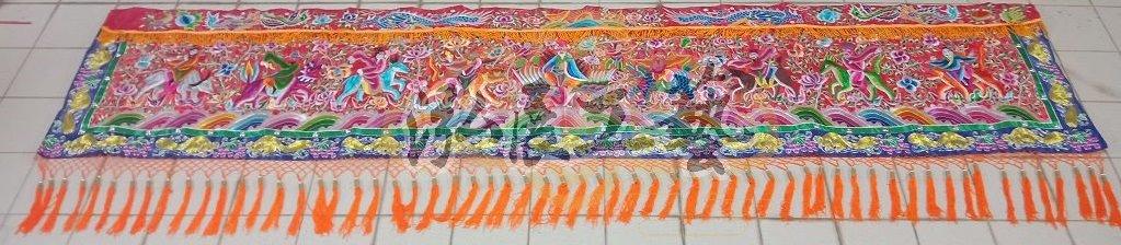 滿彩平繡八仙彩