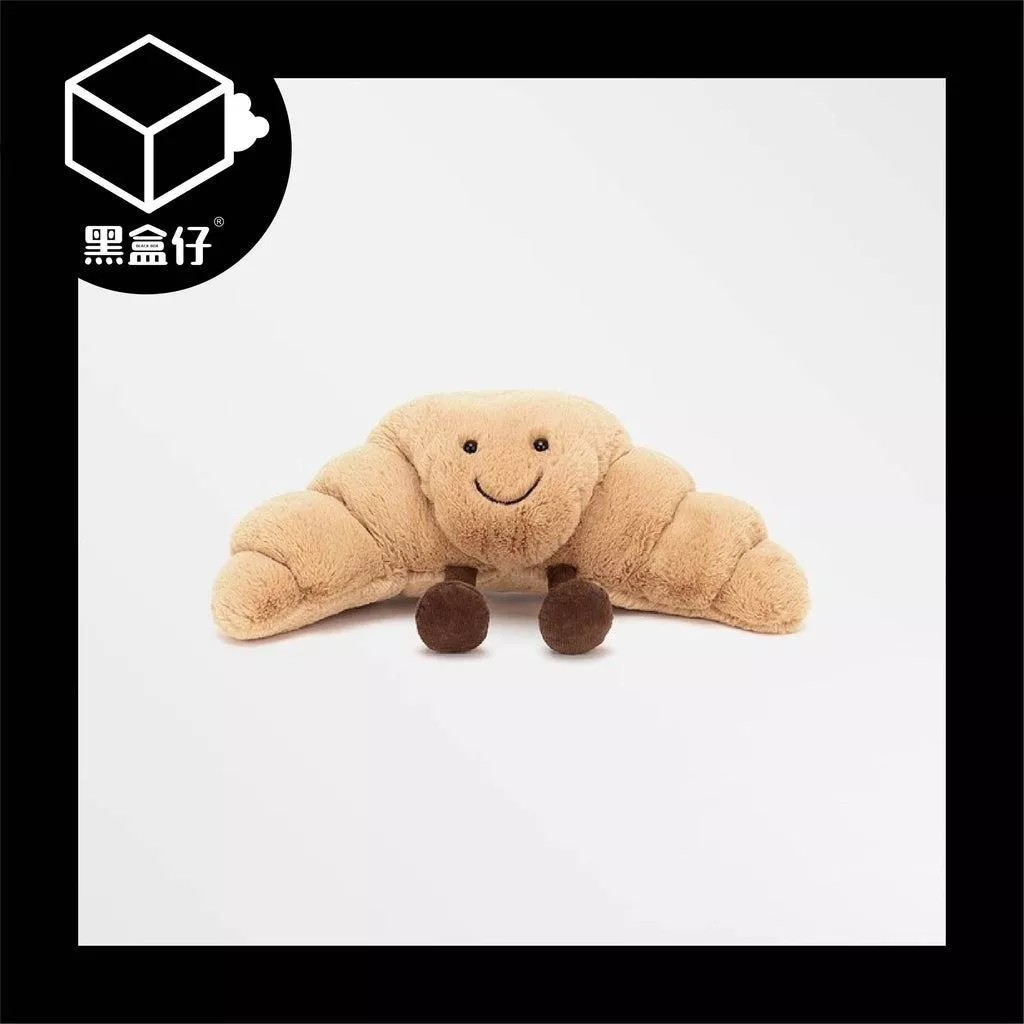 【黑盒仔】JELLYCAT-可頌牛角麵包毛絨擺件(已絕版）