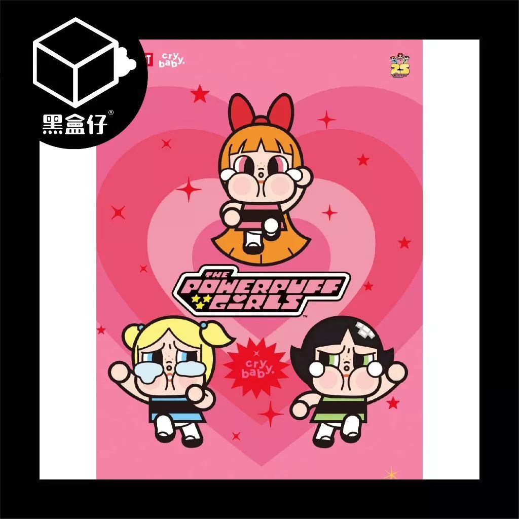 【黑盒仔】POPMART泡泡瑪特-CRYBABY哭娃×飛天小女警搪膠臉系列