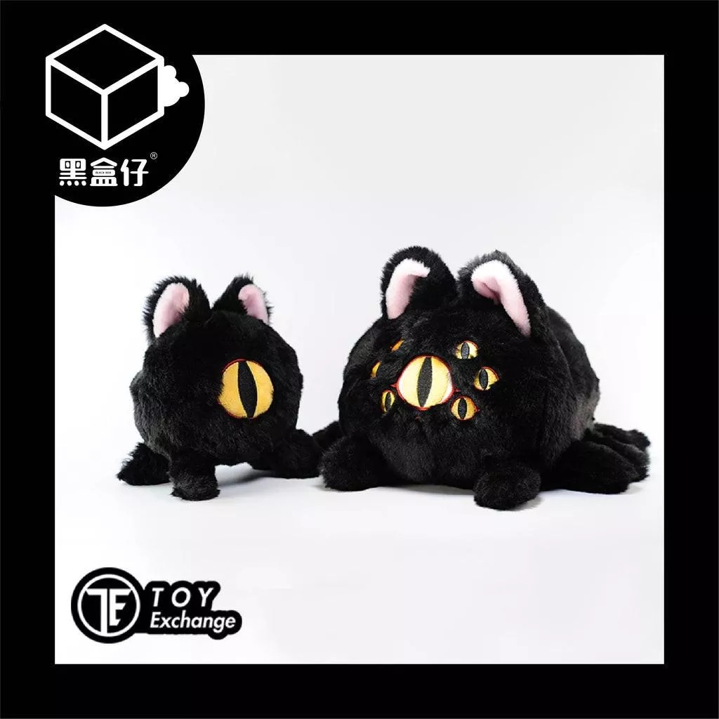 【黑盒仔】ABAOTOYS-SPIDER CAT深淵蜘蛛貓毛絨玩偶(已絕版)
