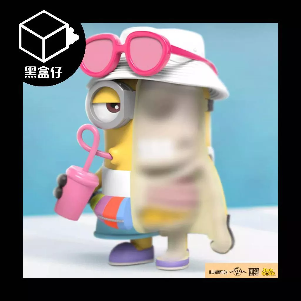 【黑盒仔】MIGHTYJAXX MINIONS小小兵-環球影城聯名系列-海灘度假(已絕版)