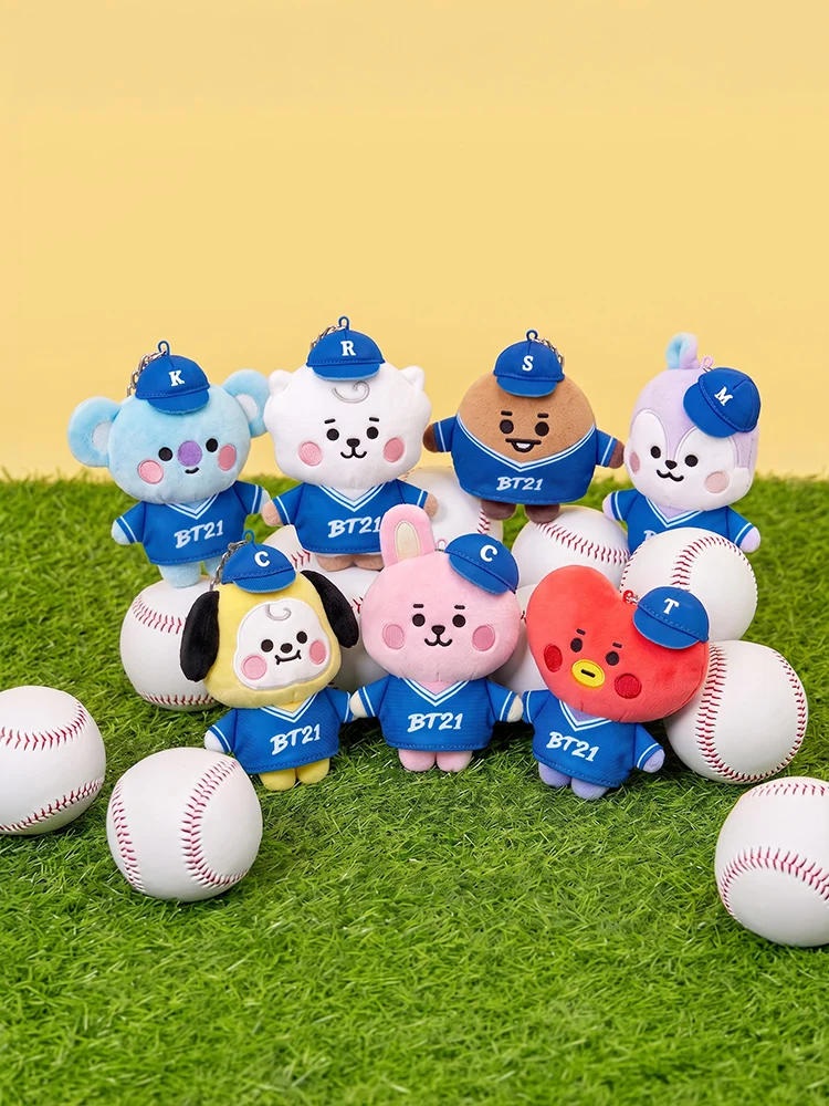 BT21 棒球系列 手指娃娃鑰匙圈