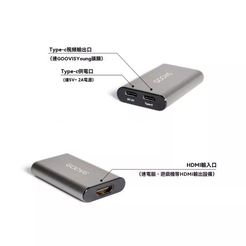 yes99buy電玩 智慧ar眼鏡 HDMI轉Type-c轉接器轉換器ar眼鏡適用