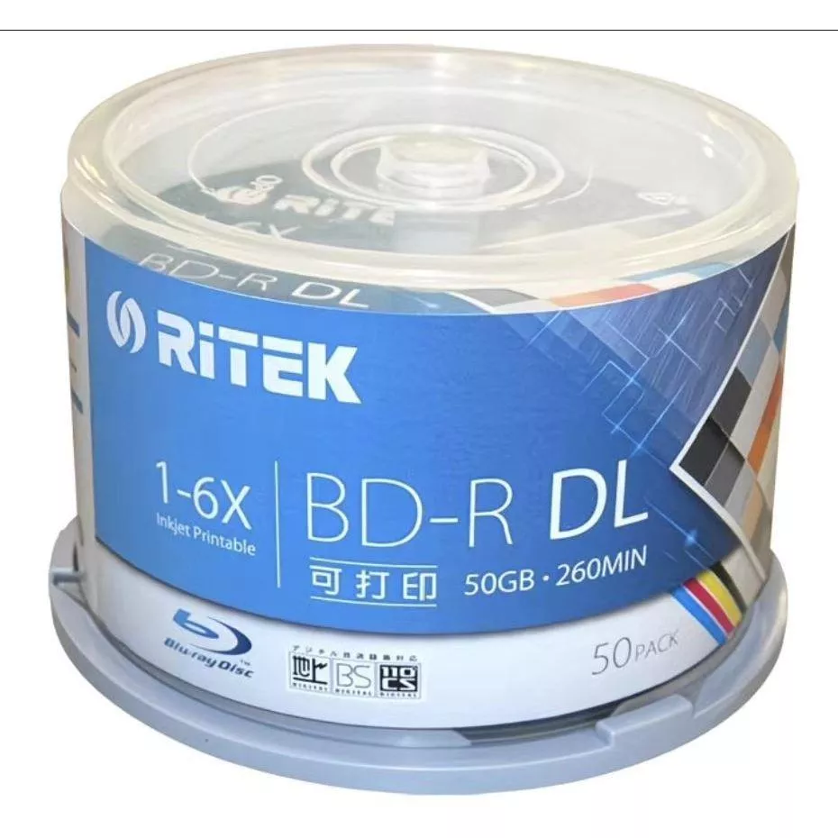yes99buy電玩  錸德bdr藍光刻錄片50g六倍速 50片優惠專案贈送外接藍光讀取機