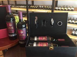 雙入皮箱酒器红酒盒