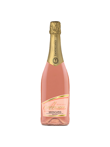 珊蒂利亞諾莫斯卡托麝香粉紅微甜汽泡酒 Sandiliano Moscato Rosé
