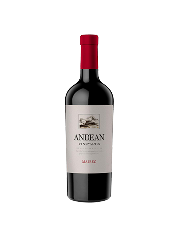 安地斯馬爾貝克紅葡萄酒 Andean Vineyards Malbec