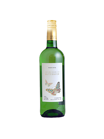 彩鑽蝶戀白酒 Yellow Diamond Butterfly White Wine