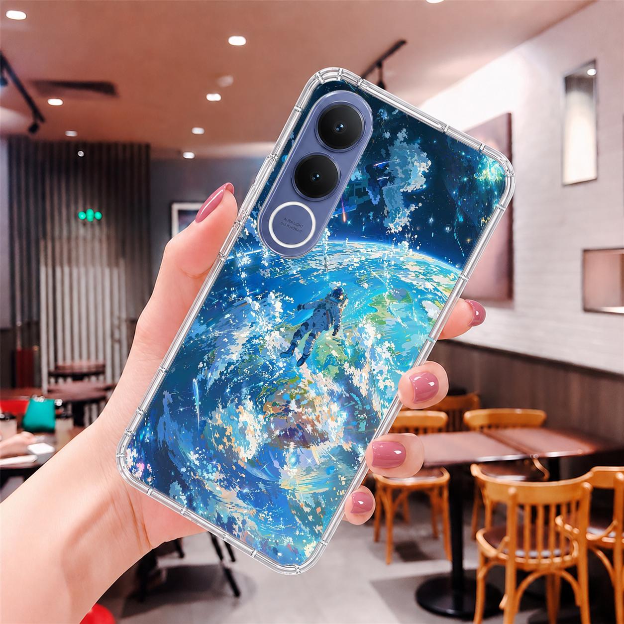 vivo V 系列 客製化 手機殼 空壓殼 防摔軟殼 太空地球
