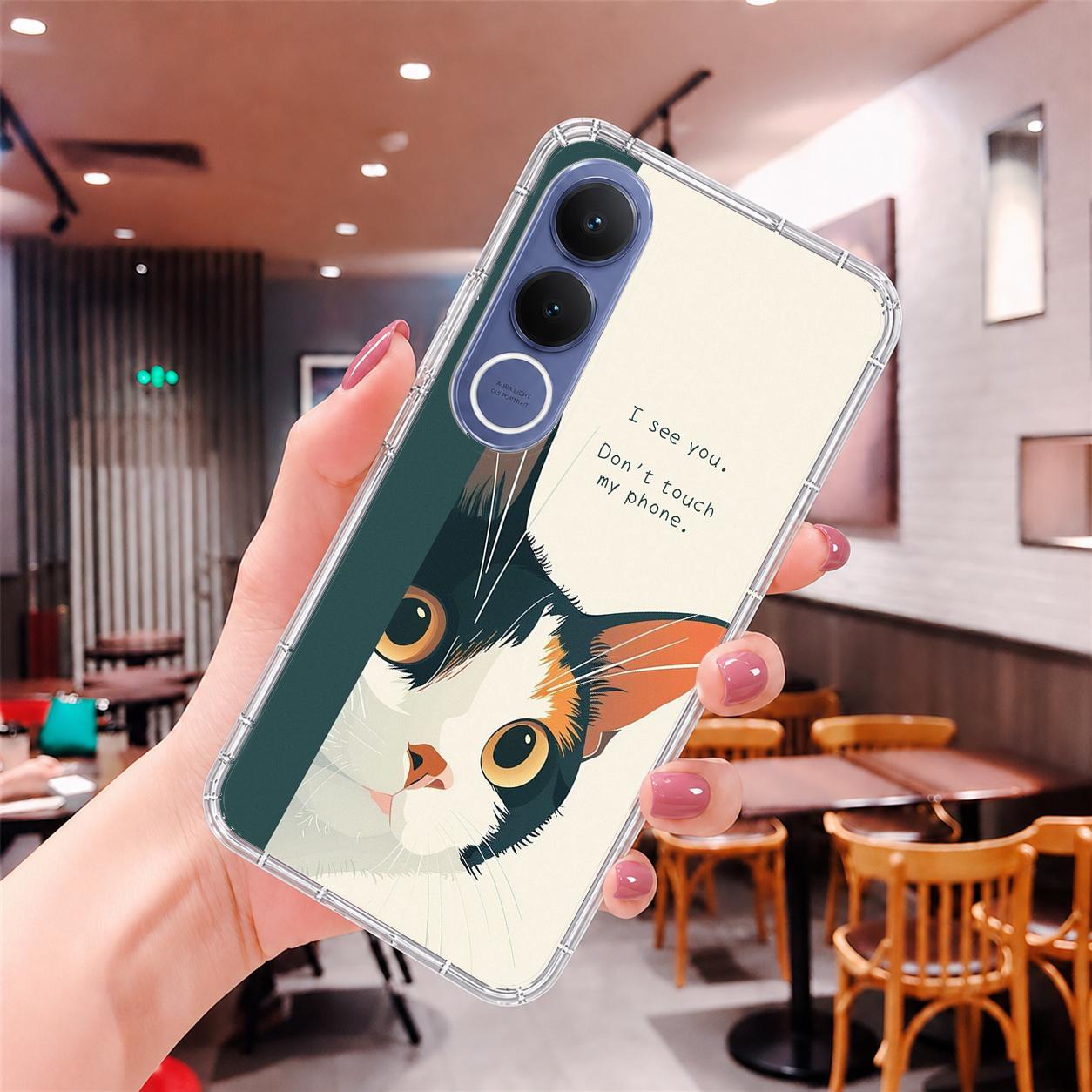 vivo V 系列 客製化 手機殼 空壓殼 防摔軟殼 社恐貓貓