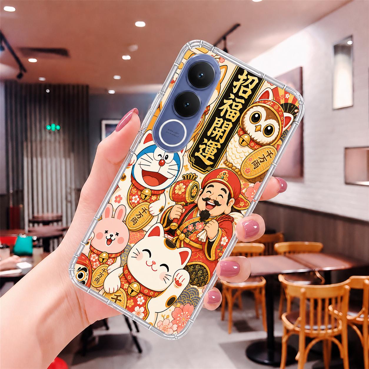 vivo V 系列 客製化 手機殼 空壓殼 防摔軟殼 招財萬兩