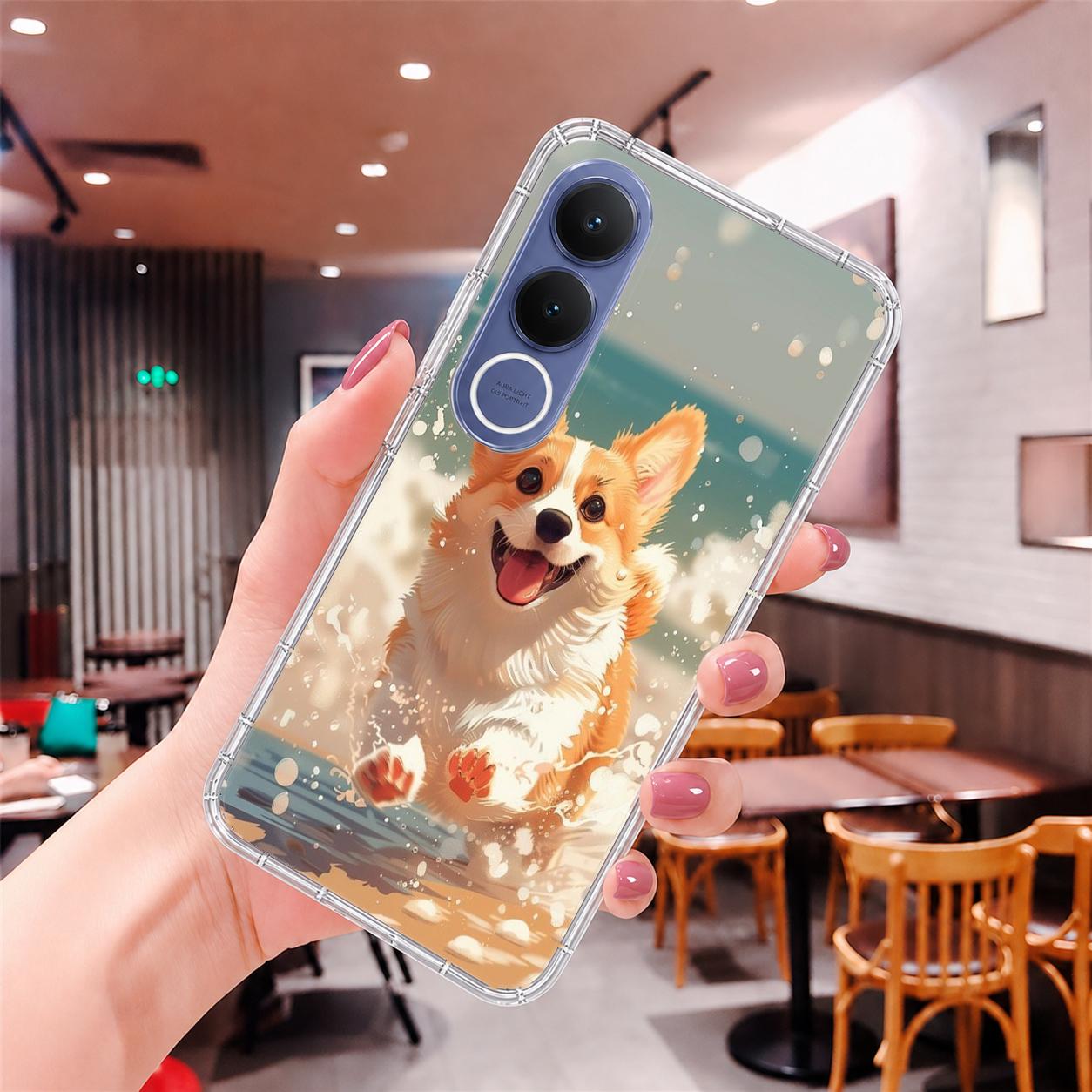 vivo V 系列 客製化 手機殼 空壓殼 防摔軟殼 海洋小狗