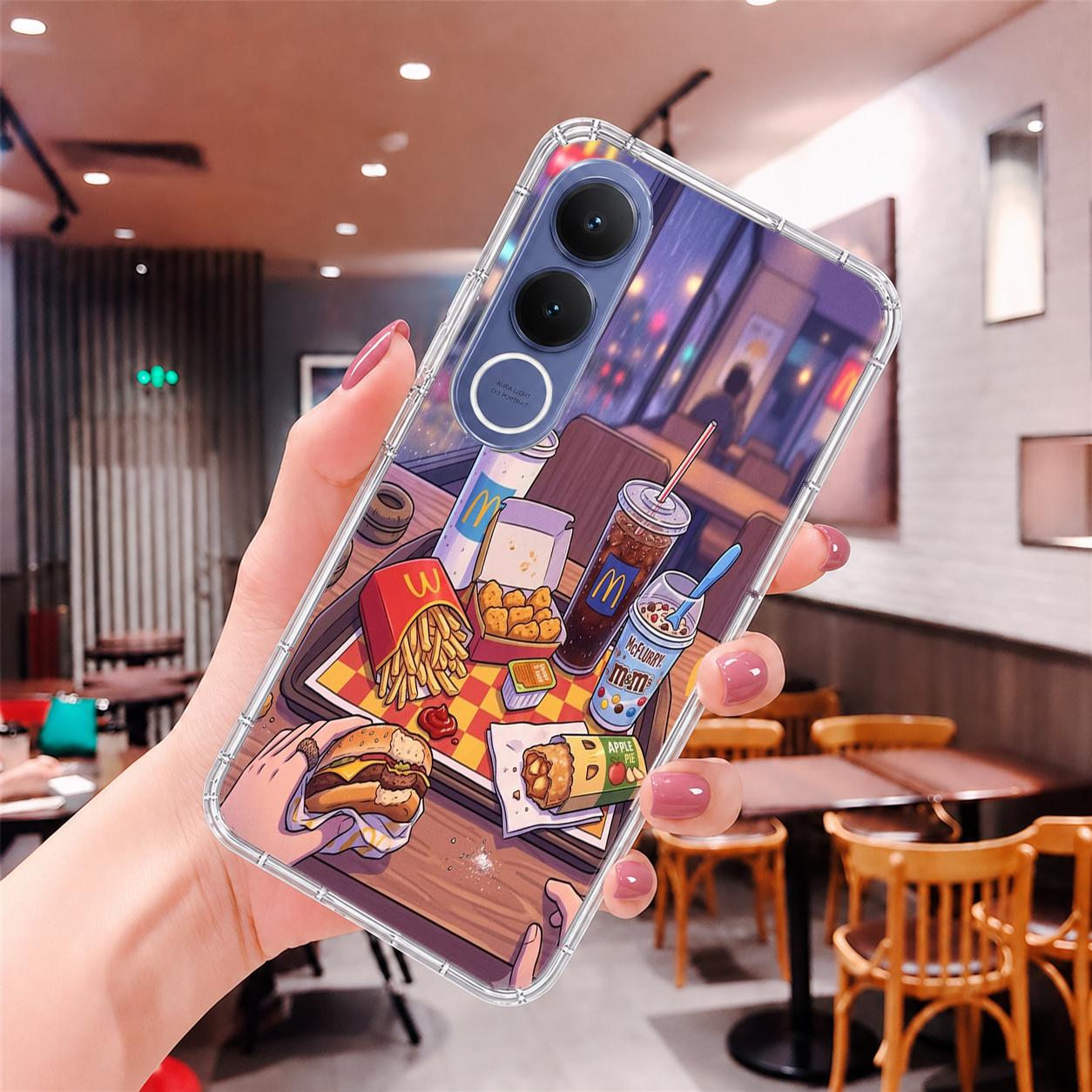 vivo V 系列 客製化 手機殼 空壓殼 防摔軟殼 孤獨宵夜
