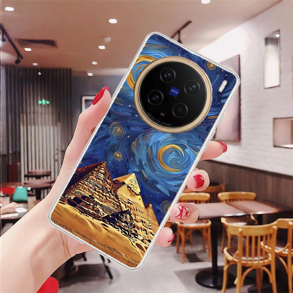 vivo X 系列 客製化 手機殼 空壓殼 防摔軟殼 埃及星空