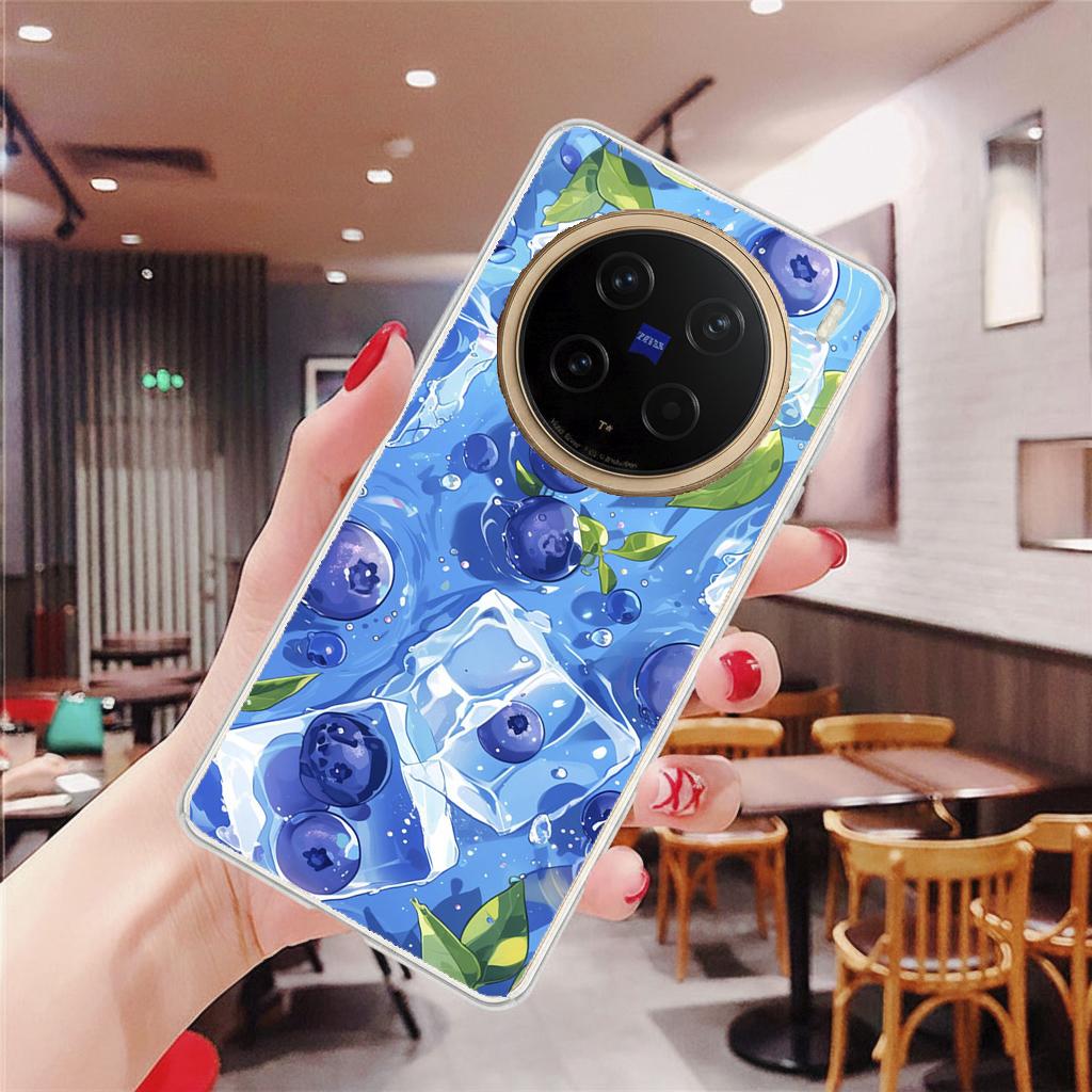 vivo X 系列 客製化 手機殼 空壓殼 防摔軟殼 藍莓冰泉