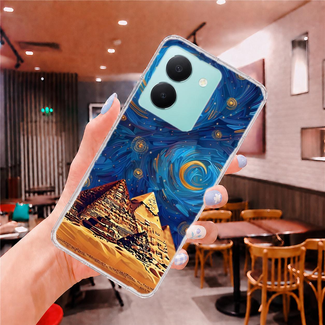 vivo Y 系列 客製化 手機殼 空壓殼 防摔軟殼 埃及星空