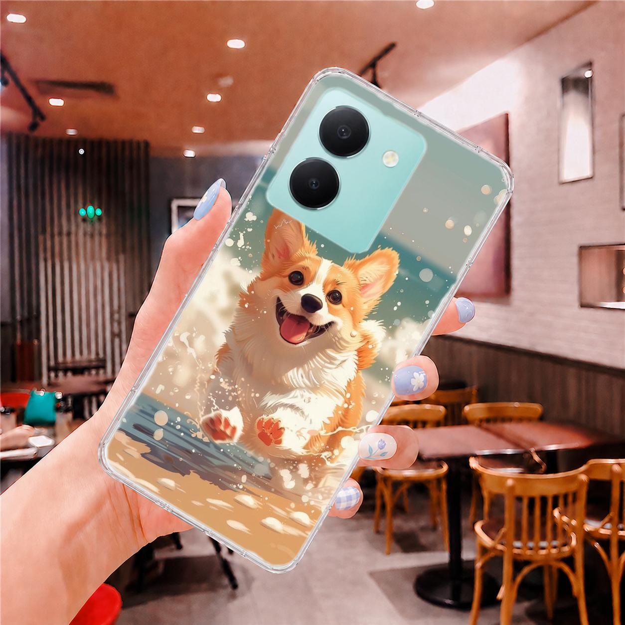 vivo Y 系列 客製化 手機殼 空壓殼 防摔軟殼 海洋小狗