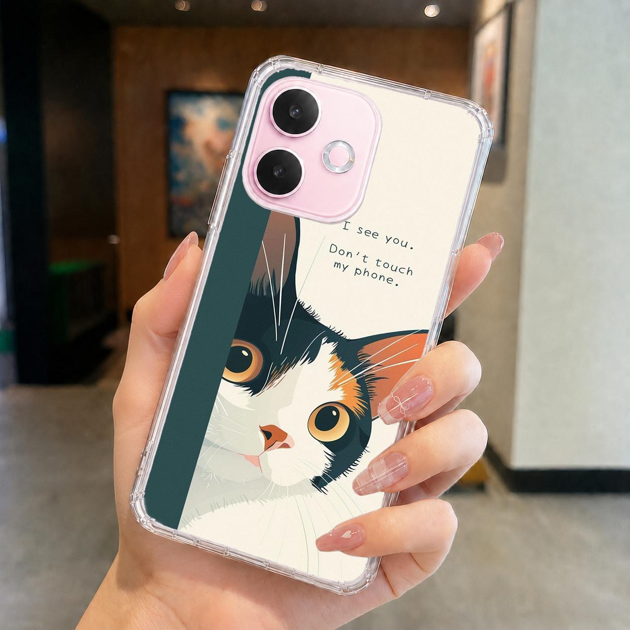 OPPO A 系列 客製化 手機殼 空壓殼 防摔軟殼 社恐貓貓