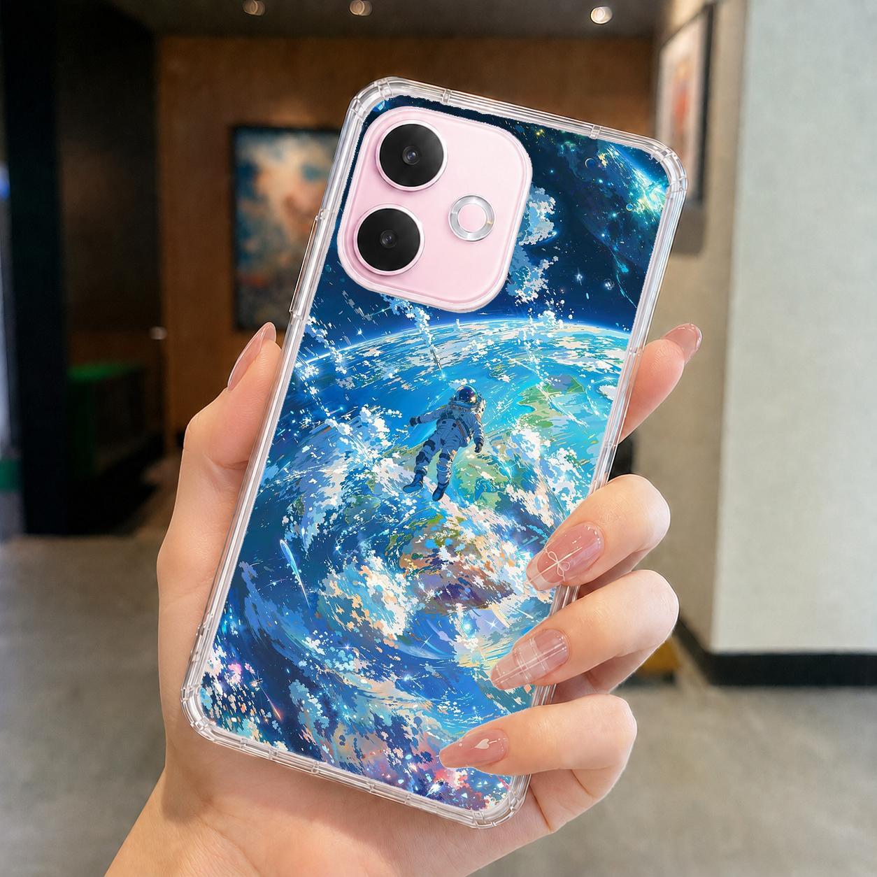OPPO A 系列 客製化 手機殼 空壓殼 防摔軟殼 太空地球