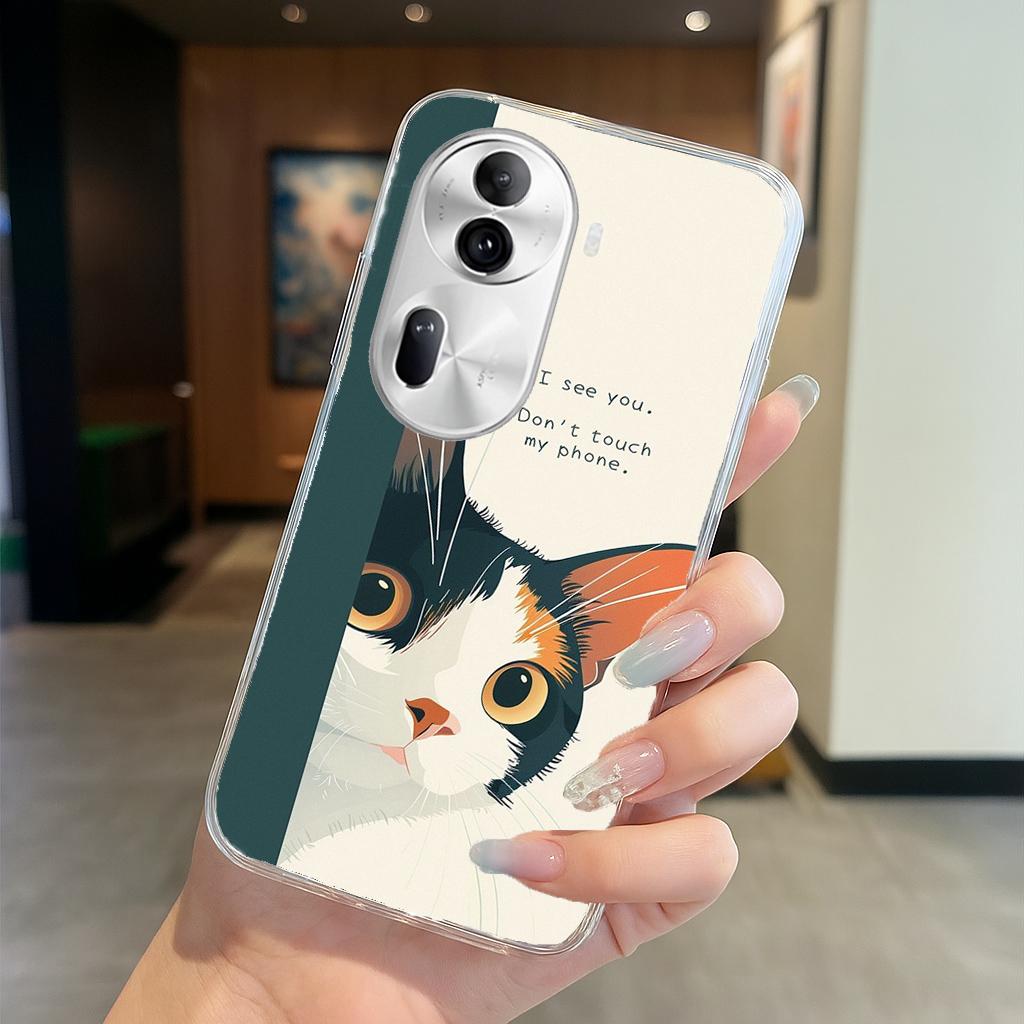 OPPO Reno 系列 客製化 手機殼 空壓殼 防摔軟殼 社恐貓貓